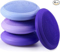 Libima 4 Pcs Wiggle Seat Inflated Wobble Cushion for Sensory Kid 13 Inches Balance Disc Flexible Seating for Classroom Sensory Pad for Chair Wiggle Cushion