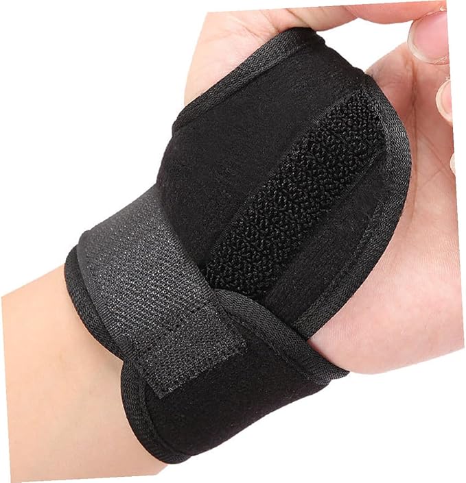 Toyvian 2pcs Sports Wrist Support Brace with Compression Fit, Breathable Wrist Wraps for Gym Weightlifting and Fitness, Left and Right Hand Stabilizer Wraps for Joint Protection