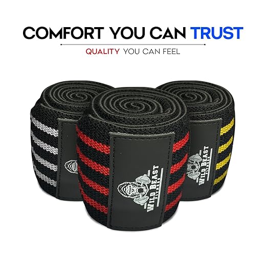 Elbow Wraps for Weightlifting (Pair), Stretchable & Breathable 41" Elbow Compression Strap, Weightlifting Straps for Bench Press, Supports Powerlifting, Pressing, Elbow Straps for Gym Accessories for Men (Black)