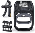 FitBeast Grip Strength Tester Set with Hand Strengthening Tools – Track Progress, Build Strength & Support Hand Recovery (3-in-1 Kit)
