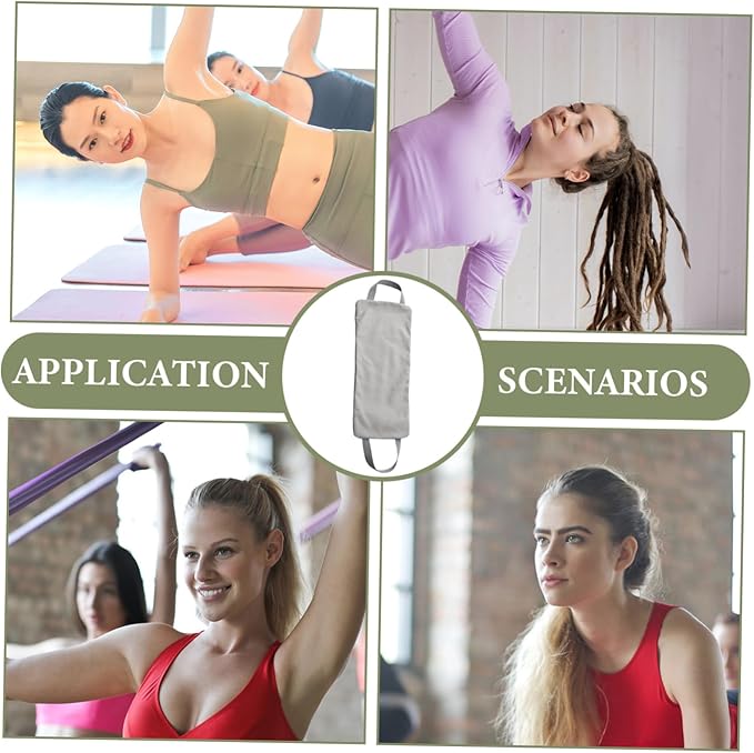 balacoo Fitness Training Sandbag Durable Exercise Sandbag with Handles for Weightlifting Yoga and Muscle Building Versatile Sand Weighting Bag for Home and Gym Workouts Gray