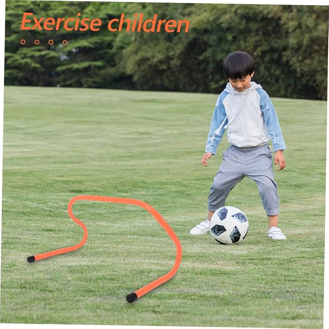 Zerodeko 3pcs Speed Training Hurdles 15cm Plastic Agility Hurdles Soccer Footwork Ladder for Youth Sports Practice