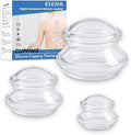 ELERA Cupping Kit for Massage Therapy – Silicone Cupping Therapy Set with 3 Massage Cups (S/M/L), Ideal for Cellulite, Relaxation & Daily Self-Care