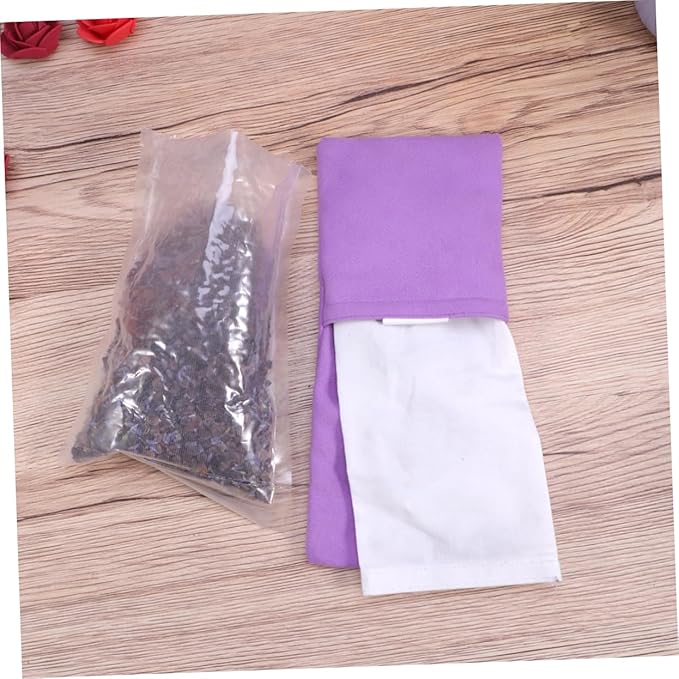 Lavender Yoga Eyepillow Soft Eye Mask for Relaxation Meditation and Herbal and Women Purple