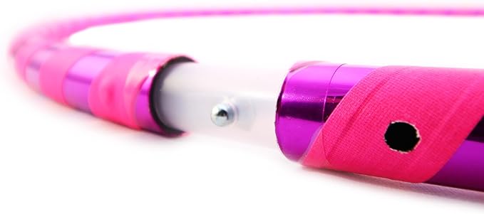 Weighted Beginner Fitness Hula Hoop for Adults - Exercise Hoop for Weight Loss & Core Workout - Large Diameter Hoop for Easy Learning - Handmade in USA - Multiple Sizes & Colors