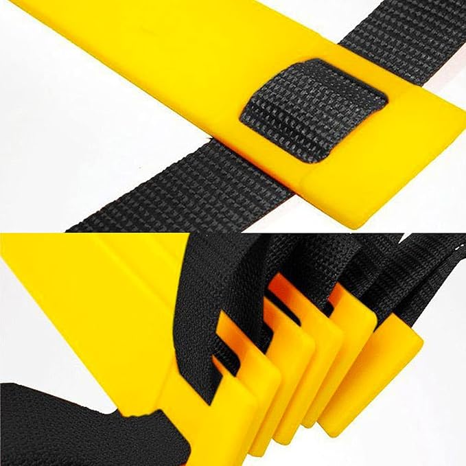 Agility Ladder Adjustable Agility Speed,Training Ladder, Outdoor Football Flexibility Training Jumping Ladder, to Boost Fitness Increase Skills,with Carry Bag(Size:4M)