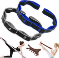 Fitness Resistance Band for Stretching and Yoga, 8 Loops Numbered Resistance Band, Elastic Training Bands for Yoga, Stretching, Pilates, Fitness