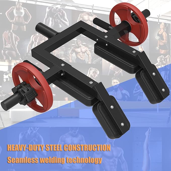T Bar Row Shoulder Press Landmine Handle Black for 50mm (2 Inches) Barbell Back Attachment for Home Gym Strength Training Equipment