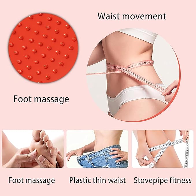 Body Sculpting Waist Twisting Disc with 8 Magnets - 9.8 Inch Ab Rotating Balance Board, Stable & Easy to Use for Beginners to Advanced Fitness Enthusiasts