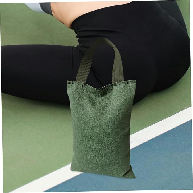 2Kg Canvas Weighted Sandbag with Handle Empty Fitness Bag for Yoga Weight Training Versatile Durable Design for Workouts and Exercise