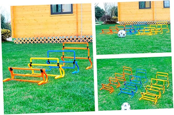 Sports Ladder Sports Equipment Athletic Gear Hurdles for Kids Football Agility Exercise Hurdles Soccer Field Obastacles Training Equipment Multicolor Football Training Yellow