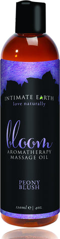 Intimate Earth Massage Oil, Bloom, 4 Ounce