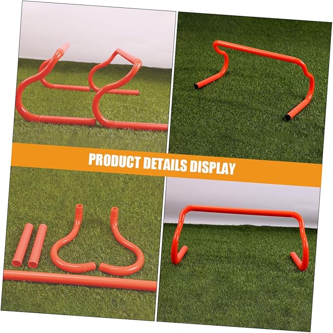 VICASKY 3pcs Detachable Hurdle Rack for Speed Agility Training Portable Sturdy Hurdles for Athletes Soccer Basketball