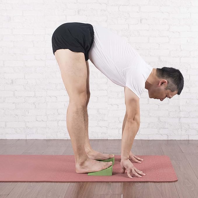 Yoga Foams Wedges Slants Board Calf Stretcher Workout Height Foams for Leg, Calf, Ankle and Foot Stretching Gym Tool