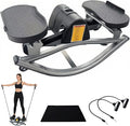 Rock Stepper - Lateral Rocking Fitness for Knees and Joints, Home Workout Machine, Portable Compact Side-to-Side for Legs, Glutes, Absz, Low-Impact Lateral Steppers