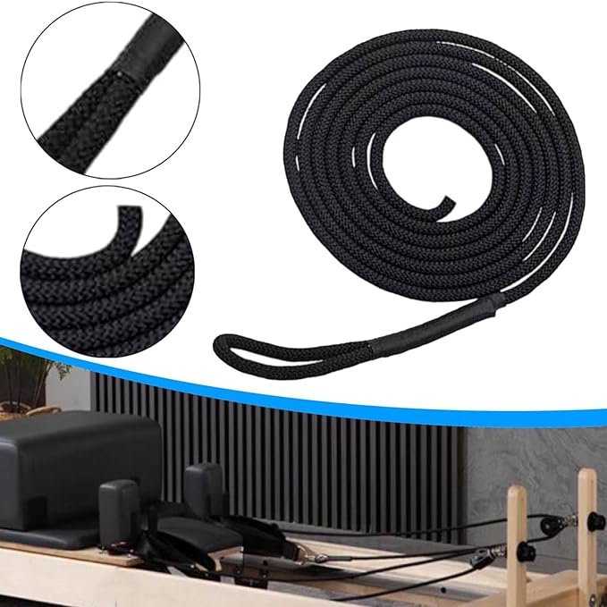 Pilates Reformer Pull Rope Components Hardware, Easy to Install, Band, Strap for Pilates Core Bed Accessories Exercise Equipment, 260cm/102.36inch