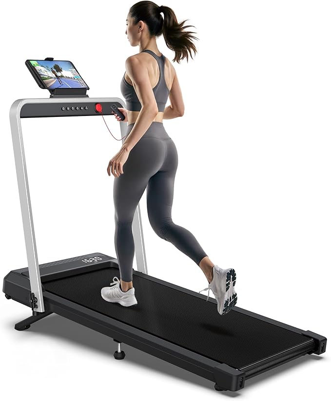WELLFIT 15% Auto Incline Treadmills with Handle Bar, Heavyduty Home Treadmill with 320-400LBS Weight Capacity, 4.0HP Foldable Treadmill for Small Space, Walking Pad Climb Running, Large Running Area
