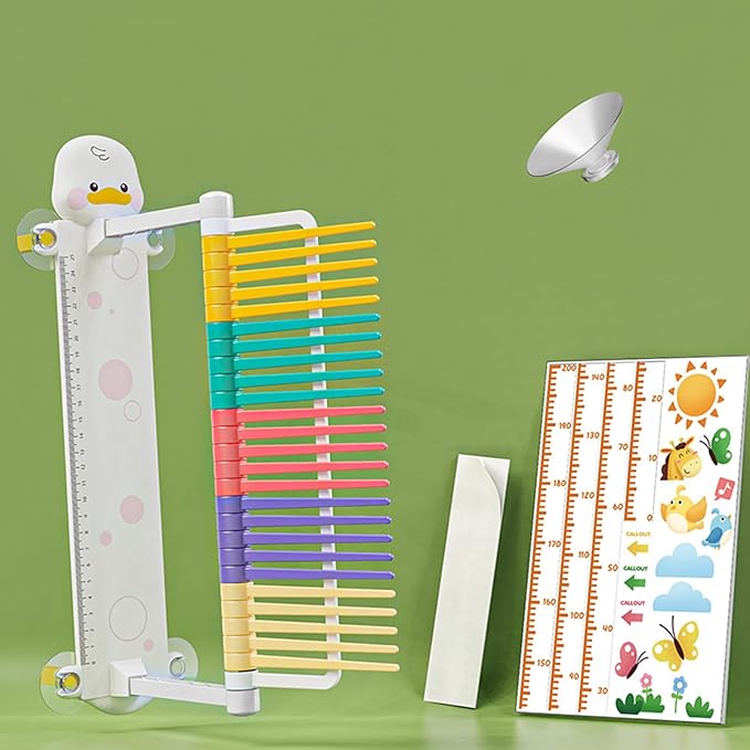 Vertical Jump Tool – Jump Height Trainer, Adjustable Test Stick, Kids Sports Pole | High Jump Measuring Device with Touch Indicator, Jump Accuracy for Training and Evaluation (ABS)