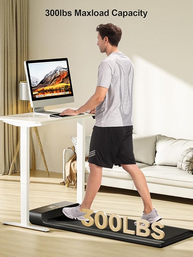 WALKINGPAD Foldable Walking Pad for Home Office, Under Desk Treadmill with Adaptive Speed Control, Compact Design for Small Spaces, No Assembly Needed