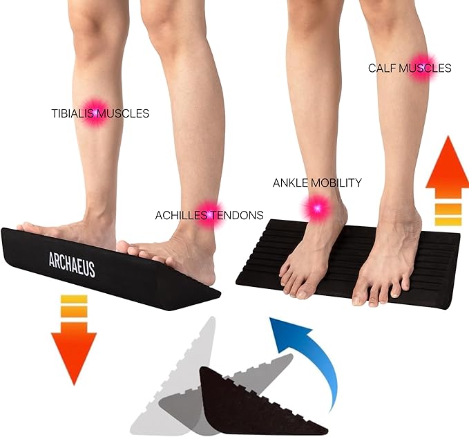 Ankle Balance Boards,Ankle Strengthener,Calf Stretcher,Achilles Stretcher,Slant Board for Calf Stretching,Calf Stretcher for Physical Therapy Equipment Plantar Fasciitis,Achilles Tendonitis