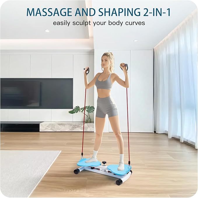 Replacement Elastic Ropes for Waist Twister Machine, Pilates Twister Board, Ab Twister - Compatible with Home Gym Equipment for Core Exercise, Slim Waist Belly Fat Workout