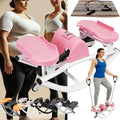 Rocking Stepper Side to Side Rock Stepper Side to Side Machine Rock Stepper Exercise Machine with Resistance Bands&Led Display, Low-Impact Home Workout Machine for Knees Joints Legs (Pink B, Sets)