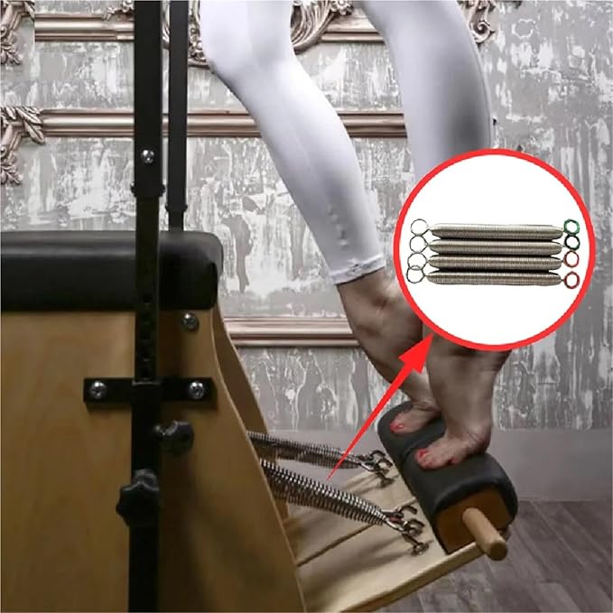 Pilates Pro Chair Springs 4pcs in Set Pilates Reformer Pilate Equipment Accessories Stability Chair Yoga Wire Steel Tension Springs