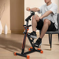 Pedal Exerciser for Elderly, Mini Exercise Bike, Seated Leg Exerciser with 3-Angle + 4-Height Adjustment, Under Desk Bike Exercise Equipment for Home Use