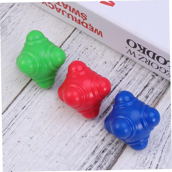 BESPORTBLE 3pcs Fitness Reaction Soccer Training Equipment Reaction Football Agility Bounce Training Balls Football