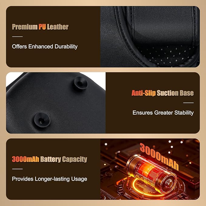 Hand Massager with Heat and Compression, Hand Massage for Arthritis and Carpal Tunnel Relief, 6 Intensities with Wrist Massager and Kneading Massage Nodes, Mother's Day Gifts for Men Women