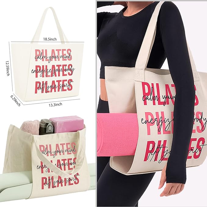 Pilates Essentials Kit for Women with Pilates Ring and Ball Set, Resistance Band Set, Yoga Mat Bag, Ankle Weights, Pilates Workout Sliders Disc, Yoga Socks, Pilates Equipment for Home Workouts
