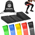 Slant Board Squat Wedge for Calf Stretching，3 Pcs 12" x 6.3" Foot Stretcher Balance Board for Plantar Fasciitis, Adjustable Foam Slant Board Wedge Great for Exercises