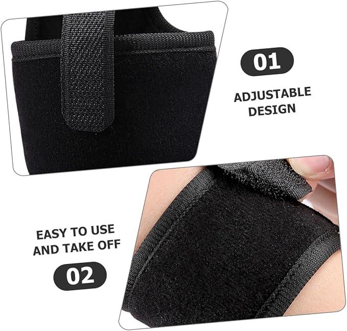 Toyvian 2pcs Sports Wrist Support Brace with Compression Fit, Breathable Wrist Wraps for Gym Weightlifting and Fitness, Left and Right Hand Stabilizer Wraps for Joint Protection