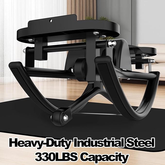 KINMAC Lateral Stepper for Exercise-Rocking Stepper Machine with Resistance Bands & Anti-Slip Mat and LCD Monitor, Professional Stair Stepper for Home Workout