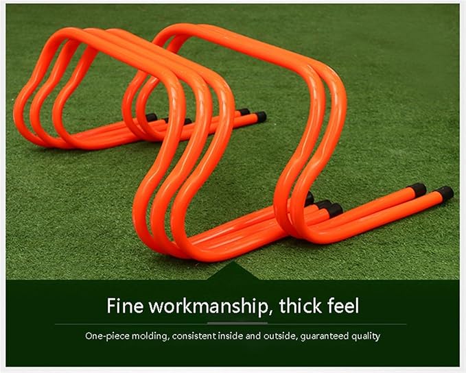 Speed Hurdles for Agility Training [Set of 6] | Hurdles Training Equipment | Multi-Sports Equipment | Speed & Agility Training Equipment (Size : H 23cm)