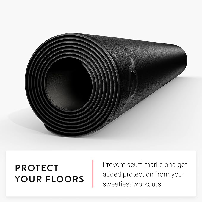 Peloton Bike Mat - 72 x 36 inches with 4 mm Thickness, Compatible with Peloton Exercise Bikes