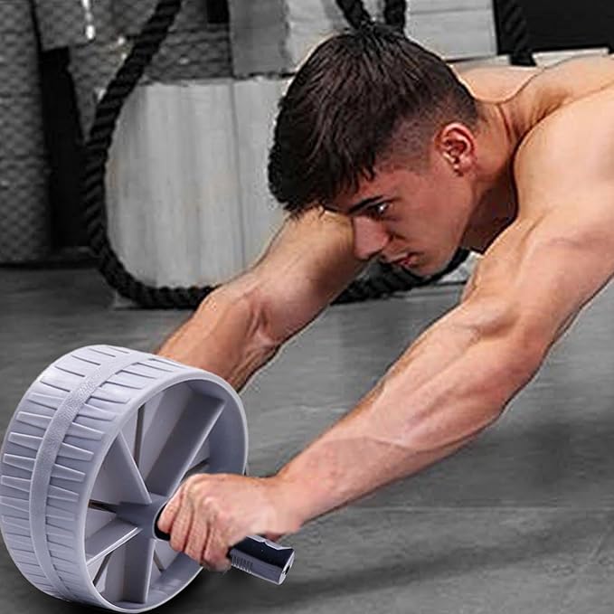 AB Roller Wheel - Ab Roller for Abdominal Workout and Core Strength Training, Portable Ab Wheel Roller Exercise for Men Women Fitness Lover, No Noise Ab Wheels for Home Gym &Travel