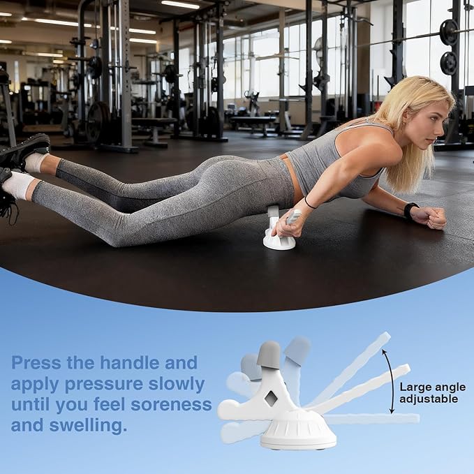 AISZG Psoas Release Tool-Hip Hook Psoas Muscle Release Tool Fully Adjustable for Iliacus, Waist Pain Sciatica, Back&Posture Relief, Hip Flexor Release Tool and Trigger Point Massage Tool