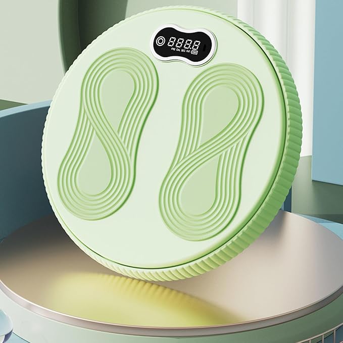 Twist Board with Electronic Display for Ab Exercise Waist Twist Board with Enlarged chassis and Anti Slip Texture