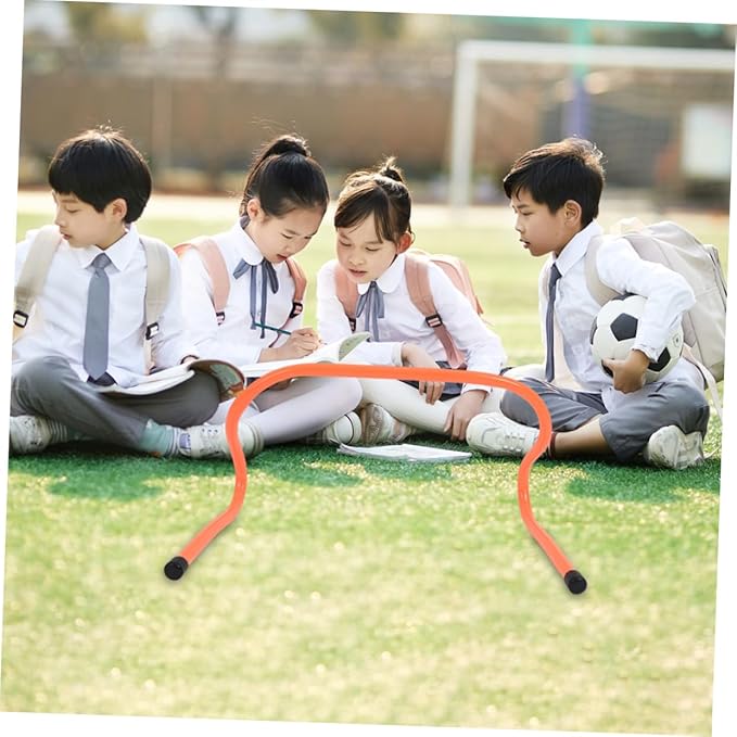 Toyvian 4Pcs Sports Training Hurdles Durable Agility Equipment for Footwork Speed Drills for Track Football and Jumping Training