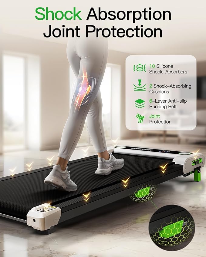 AKLUER Walking Pad with Incline, Under Desk Treadmill for Home, 2.5HP Portable Treadmills with Remote Control, 4 in 1 Incline Treadmill with LED Display
