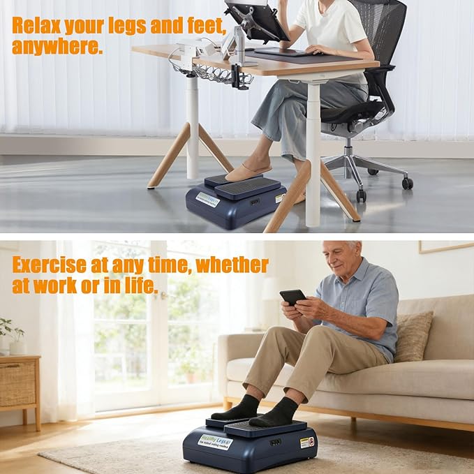 Leg & Foot Exerciser, Light & Slow Leg-Training Training Equipment for Elderly People, Continuous Movement to Exercise Leg, Foot, for Elderly, Patients, Seniors, Leg Injured People