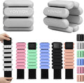 Wrist Weights, Silicone Adjustable Ankle Weights for Women Men - Strengthen Arms and Legs Ideal for for Home Gym Workout, Running, Yoga, Pilates, Barre, Exercise, Strength Training