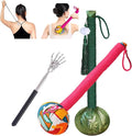 Three-in-one Combination, Ergonomic Mugwort Massage Hammer, Massage Tool, acupoint Massage, Pain Relief, obtained US Design Patent for Massage Hammer Tool.(Silk + Cotton)