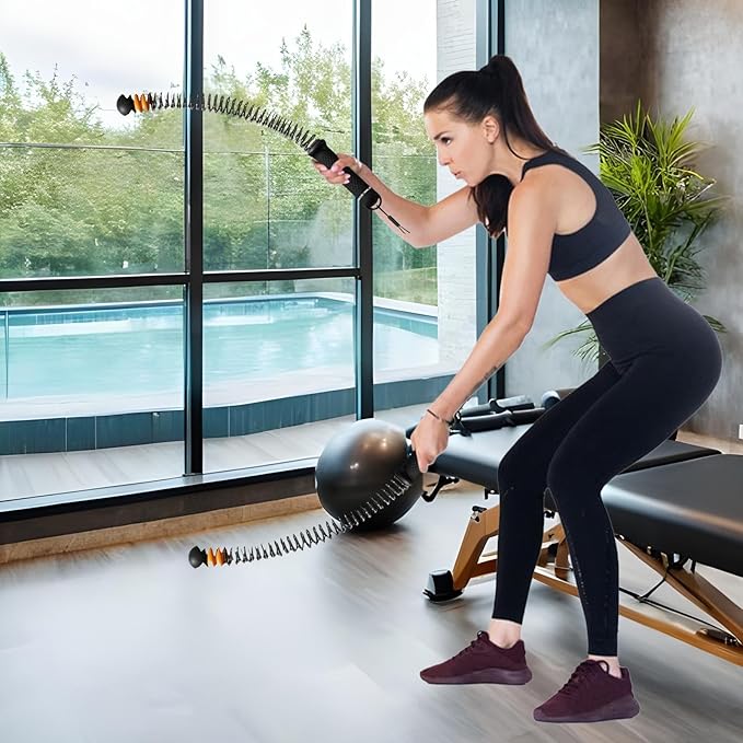 Battle Ropes for Home Gym – High Resistance Fitness Equipment for Weight Strength Training, Wireless Battle Rope for Home Gym, for Cardio Speed Bodybuilding and