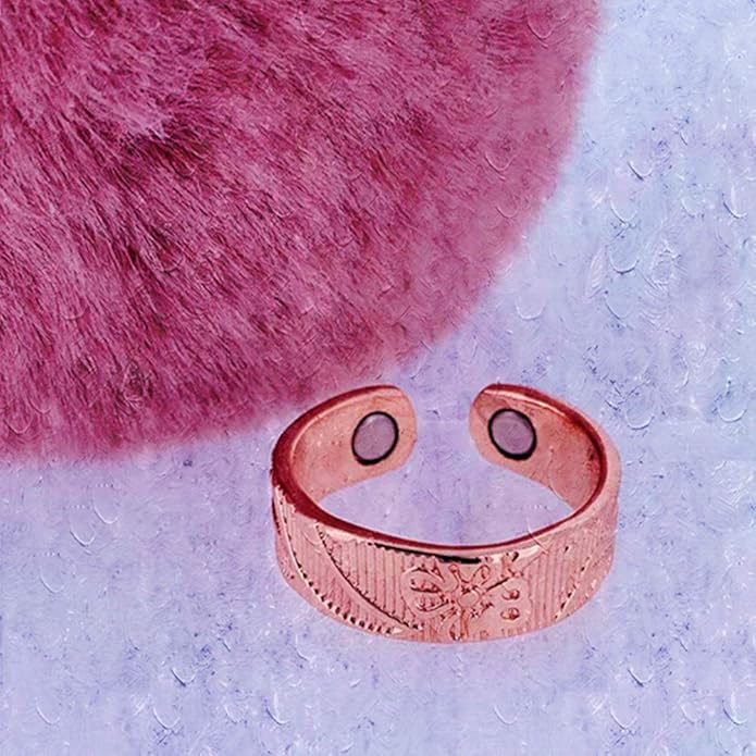 LONGRN-Magnetic Copper Ring adjustable size for Arthritis for Women