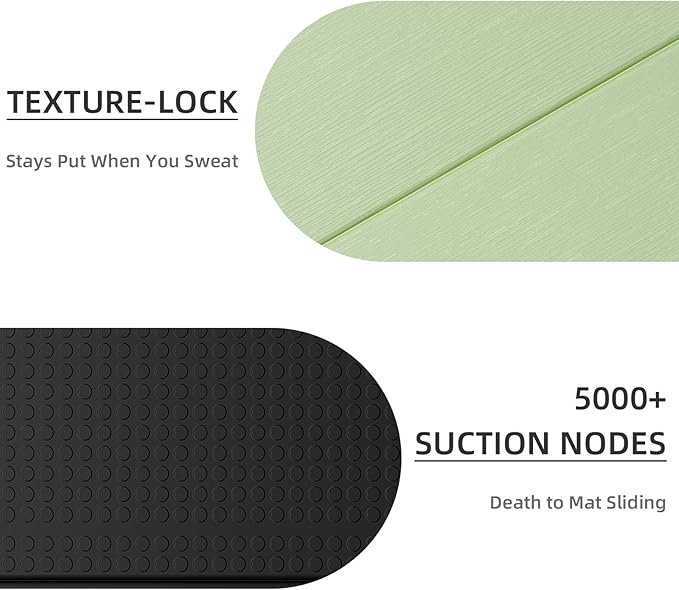 Foldable Yoga Mat, 0.32 inches Thick(8mm), SGS Certified, Non Slip, 71 x 24 inches, Foldable for Travel, Pilates, Camping, Environmental Sports Mat, Odorless TPE Material