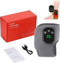 Rechargeable Ankle & Foot Massager with Adjustable Heat Therapy – 5-Temp Infrared, 3-Level Vibration for Pain Relief & Relaxation