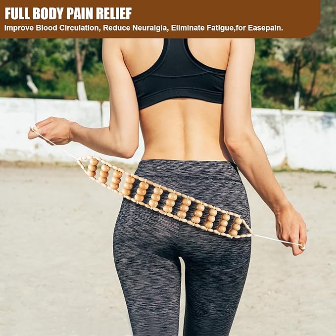 Wood Therapy Massage Tool 6 in 1,Lymphatic Drainage Massager Maderoterapia Kit Professional Body Cellulite Massager for Body Sculpting,Contouring,Relief Muscle,Anti-Cellulite