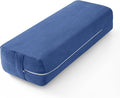 Wellsin Rectangular Yoga Bolster - Meditation Pillow with Washable Suede Cover, 27"X10" X5.5"